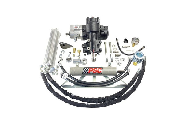 PSC Cylinder Assist EHPS Steering Kit 8in Lock-to-Lock Front Axle w/ 1.625in Tie Rod Clamp |SK691RBK1-8.0W-1.625