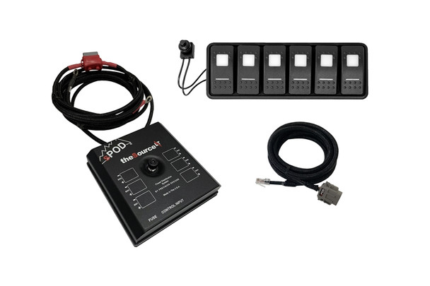sPOD Universal SourceLT Modular w/ Red LEDs (36in Cable) |SLMOD36R
