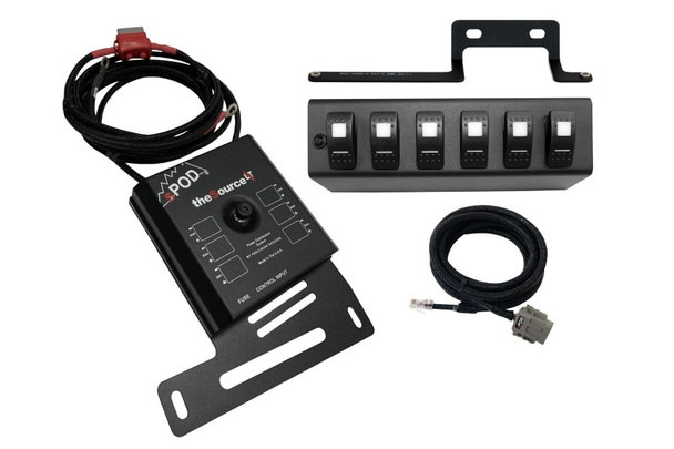 sPOD SourceLT w/Blue LED Switch Panel |873115-Fits Jeep Wrangler JK