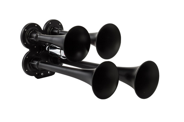 Kleinn Model 141-1 Quad Train Air Horn - Black |141-1