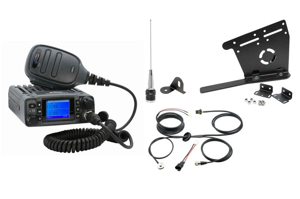 Rugged Radios GMRS Mobile Radio Kit - GMR25 Waterproof |JP1-GMR25-Fits Jeep Gladiator JT / Jeep Wrangler JL