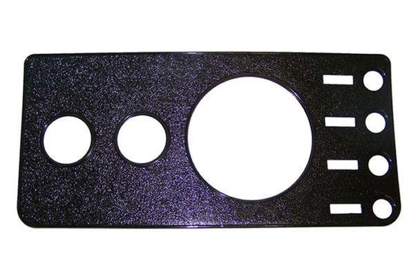 Crown Automotive Dash Overlay - Black |5457117NR-Fits CJ5 / CJ7 / CJ8