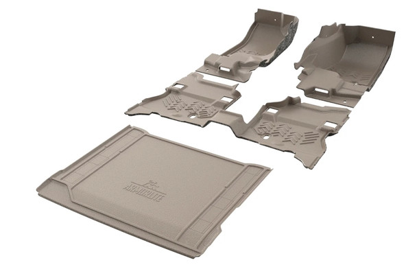 Armorlite Front and Rear Floor Kit w/ Cargo Mat - Desert Khaki |B1020662-BRN1-AA