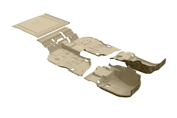 Armorlite Front and Rear Floor Kit w/ Cargo Mat and Cargo Closeout - Desert Khaki |B1019552-BRN1-AA
