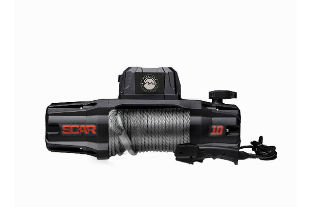 Overland Vehicle Systems SCAR 10.0 Winch - Steel Cable w/ Wireless Remote |19089901
