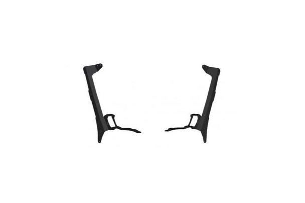 Quake LED Dual Pods 52IN Roof Light Bar/ 42IN Cowl Light Bar A-Pillar Brackets |QBJ1028-Fits Jeep Gladiator JT / Jeep Wrangler JL