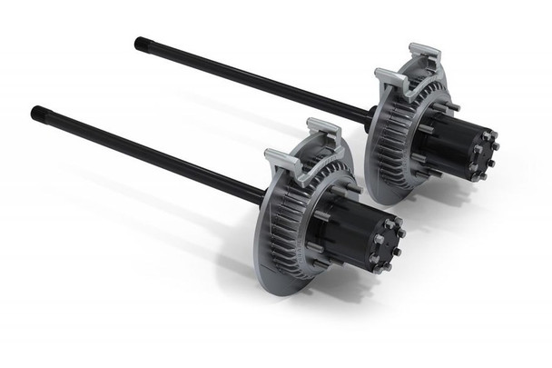 Teraflex Rear CRD60 8-Lug Full Float Conversion Kit w/ Slotted Big Rotors - 3.25in OD |3063300-Fits Jeep Wrangler JK