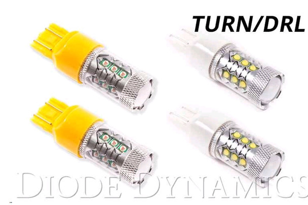 Diode Dynamics Front Turn Signal / DRL Leds  Bulb Kit 1 White/Amber |DD0348