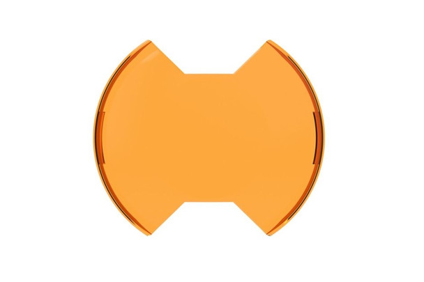 KC HiLiTES SlimLite 8in LED Light Shield - Amber |5208