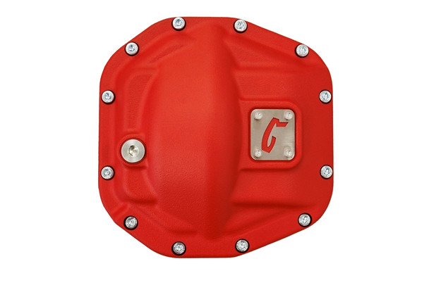Currie Enterprises D44/M220 Rear Diff Cover - Red |44JL-1005CTR-Fits Jeep Wrangler JL / Jeep Gladiator JT