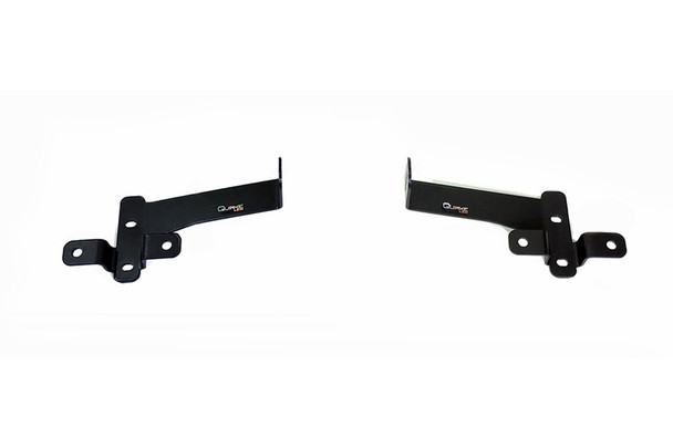 Quake LED Dual Pod & Single 20in Light Bar Hood Hinge Mount |QBJ532-Fits Jeep Wrangler JL / Jeep Gladiator JT