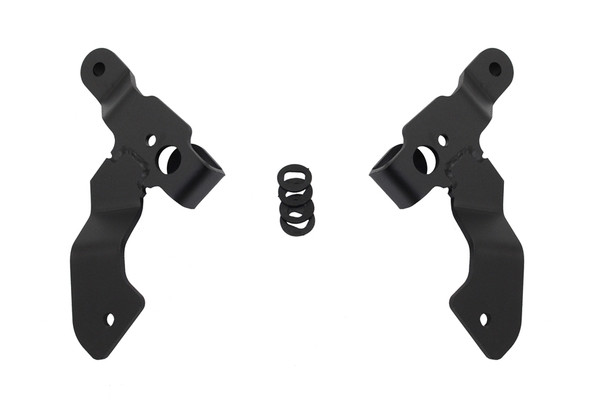Go Rhino Dual 3in Cube Windshield Cowl Offset Mounts |730231T-Fits Jeep Gladiator JT / Jeep Wrangler JL