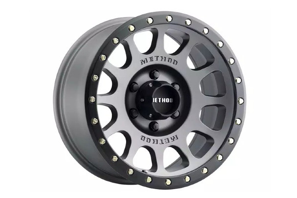 Method Race Wheels 305 NV Series Wheel 17x8.5 5x5 Titanium Matte Black Lip - Fits Jeep JT/JK/JL