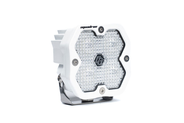 Baja Designs Squadron 2.0 Sport White LED Auxiliary Light Work/Scene, Clear
