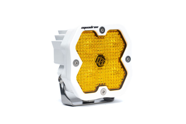 Baja Designs Squadron 2.0 Sport White LED Auxiliary Light Work/Scene, Baja Amber