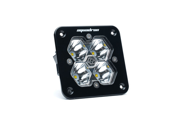 Baja Designs Squadron 2.0 Sport Flush Mount LED Auxiliary Light Spot, Clear