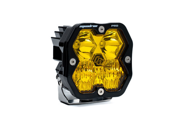 Baja Designs Squadron 2.0 Pro LED Auxiliary Light Driving/Combo, Baja Amber