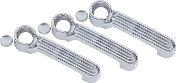Kentrol 6-Pieces Exterior Door Handle Covers - Polished Silver