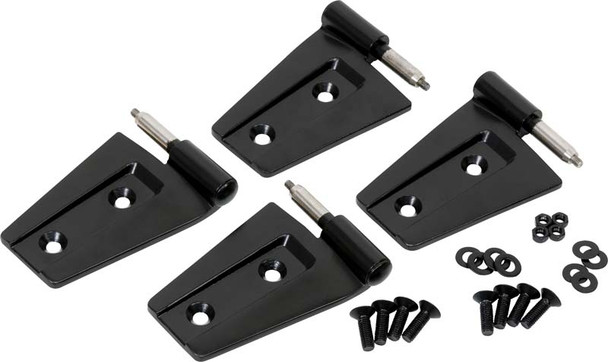 Kentrol 4-Pieces Door Hinge Set - Powdercoat Black