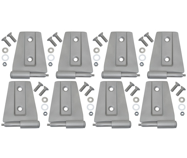 Kentrol 8-Pieces Door Hinge Set - Bare