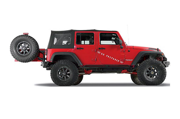 Warn Elite Series Tire Carrier Option