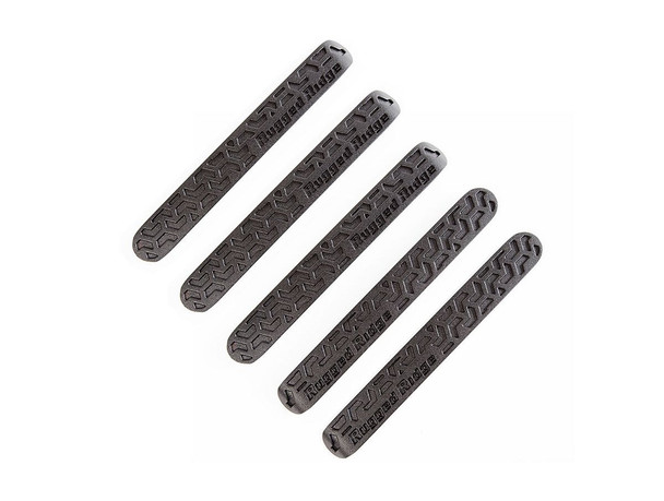 Rugged Ridge 13311.49 Elite Door Handle Inserts in Black for 07-18 Jeep Wrangler JK 4-Door