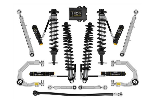 Icon Vehicle Dynamics 3-4in Stage 8 Lift Kit w/ UCA and Heavy Rate Rear Spring