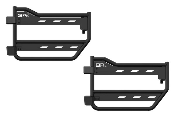 Body Armor Front Tube Doors w/ Webbing (Pair)