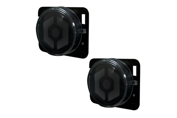 RECON Round Front Fender LED Lights - Smoked Lens