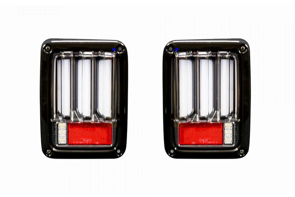 RECON Scanning Bar-Style LED Tail Lights - Clear Lens