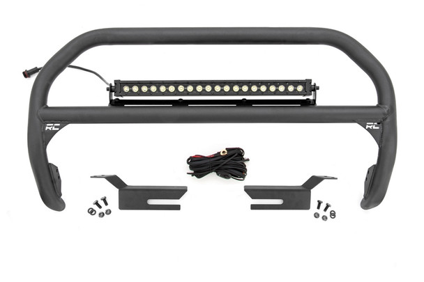 Rough Country Nudge Bull Bar w/ 20in LED Light Bar