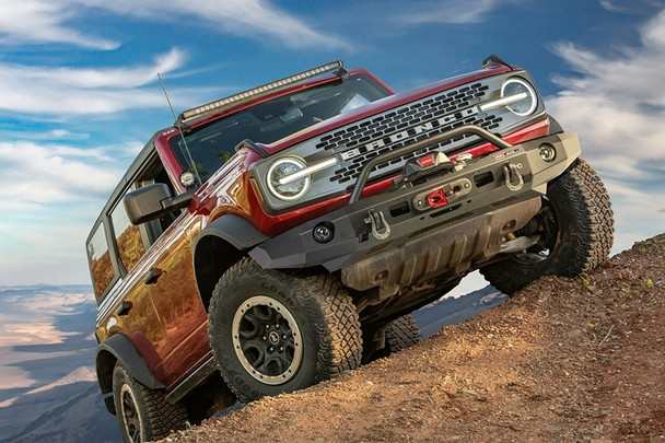 Warn Elite Front Bumper w/ Grille Guard