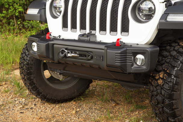 Rugged Ridge Spartacus Stubby Front Bumper, Black