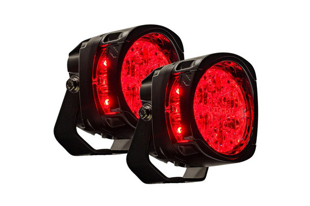 Nacho Offroad Technology Quatro Chase LED Lights, Red