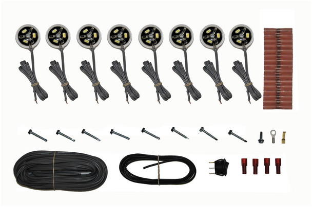 Off Road Only LiteSPOT Chassis 8 Piece White LED Light Kit