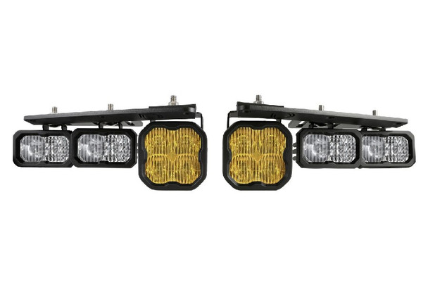 Diode Dynamics Stage Series Fog Pocket Kit - Yellow Sport