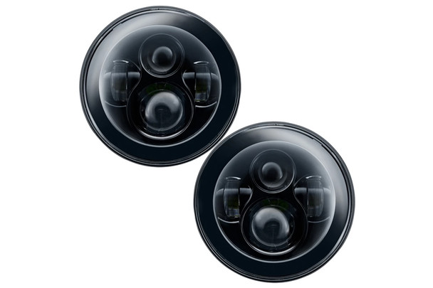 Oracle Lighting 5769-504 7" High Powered LED Headlight Pair with No Halo for 55-86 Jeep CJ with 12 volt system, 97-06 Jeep Wrangler TJ & Unlimited, and 07-18 Jeep Wrangler JK