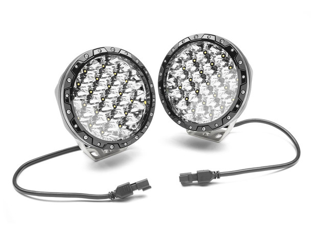 Rugged Ridge 7in Round Driving Lights - Pair