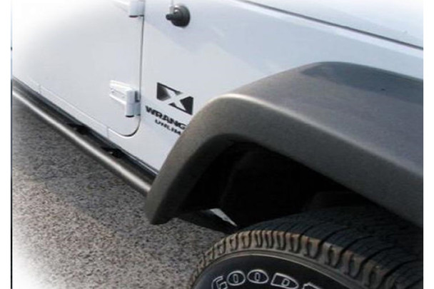 N-Fab RKR Step System Rock Rails, Textured Black