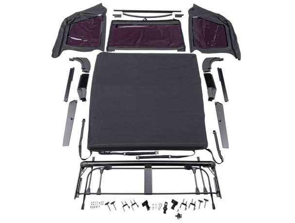 Rugged Ridge Voyager Frameless Soft Top - Black Diamond