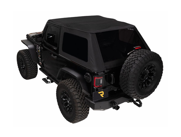 Rugged Ridge Voyager Frameless Soft Top - Black Diamond