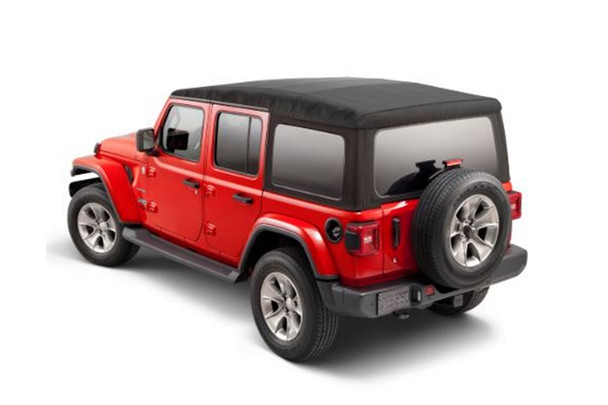 Mopar Twill Soft Top Kit w/ Tinted Windows - Black