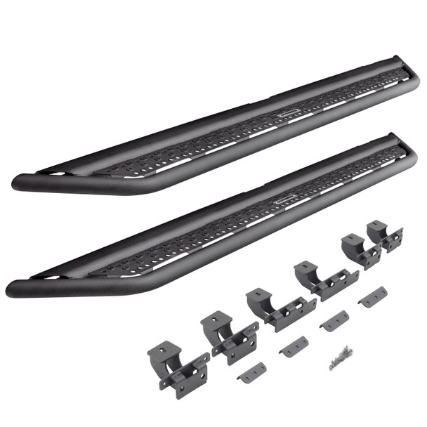 Go Rhino Dominator Extreme D6 Side Steps - Black