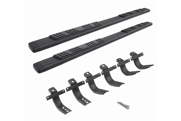 Go Rhino 5in OE Xtreme Low Profile Side Step Kit - Black