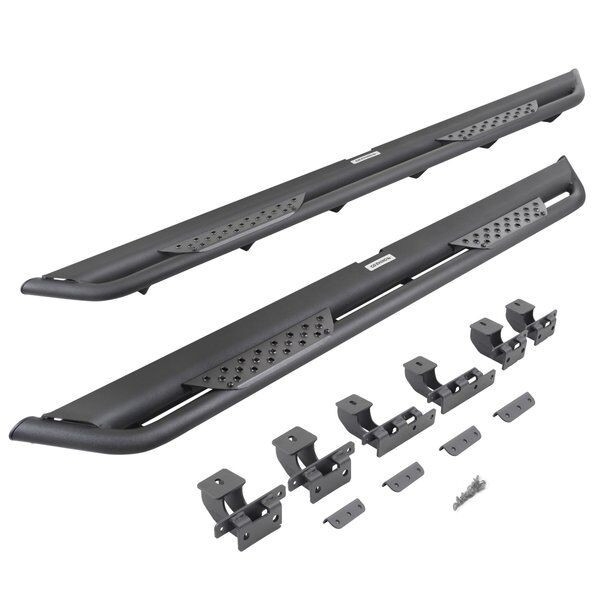 Go Rhino Dominator Xtreme DT Side Steps w/ Mounting Bracket Kit