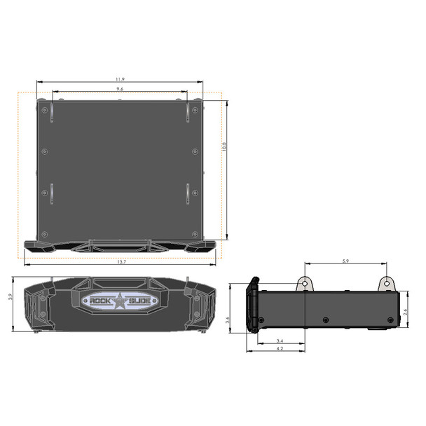 Rock Slide Engineering RS-931-FTKV R-Step - R-Step Kit for 20-26 Jeep Gladiator JT with 3.0L