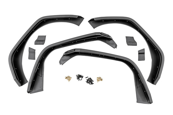 Rough Country High Clearance LED Flat Fender Flare Kit