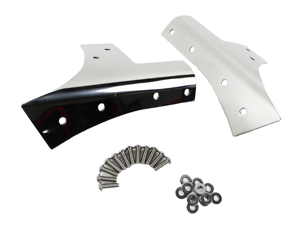 Kentrol Windshield Support Set - Polished Silver