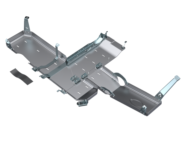 Artec Industries Full Bellypan Skid Plate w/ Oil Door - Aluminum