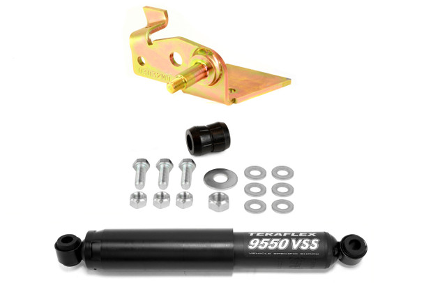 JKS Steering Stabilizer Mount Relocator and Teraflex Stabilizer Kit